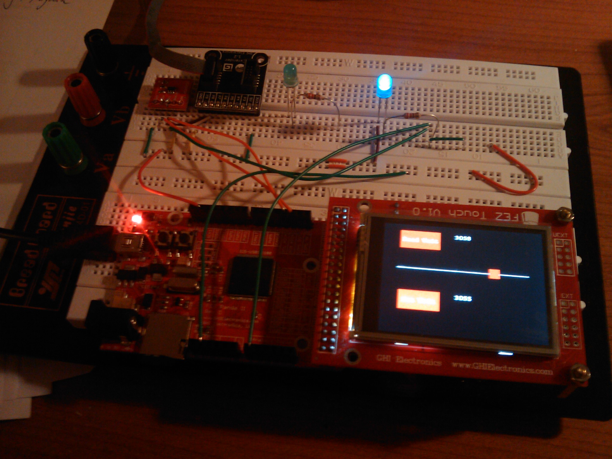 MCP4725 I2C DAC on Panda II